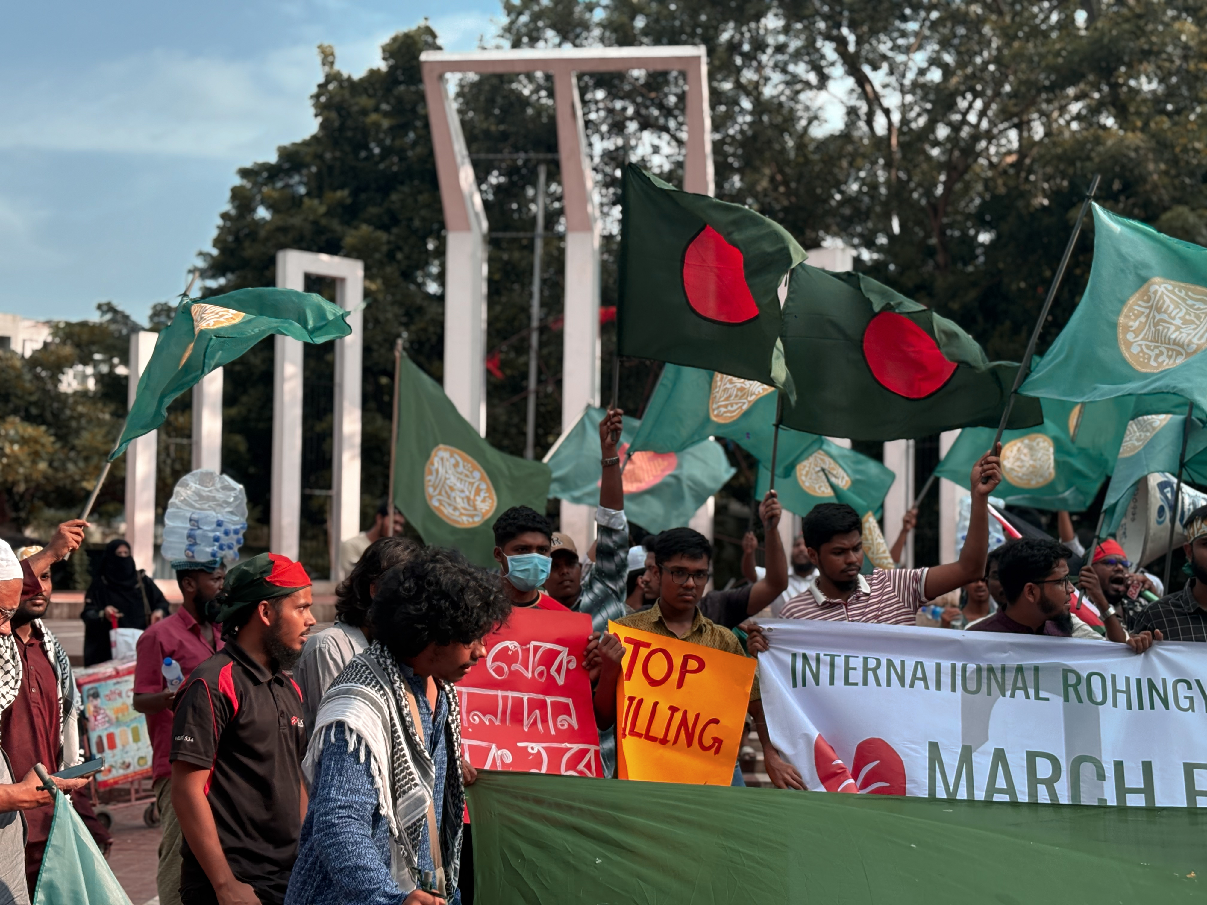 'March for Rohingya' in Dhaka Voices Solidarity with Suffering Rohingya