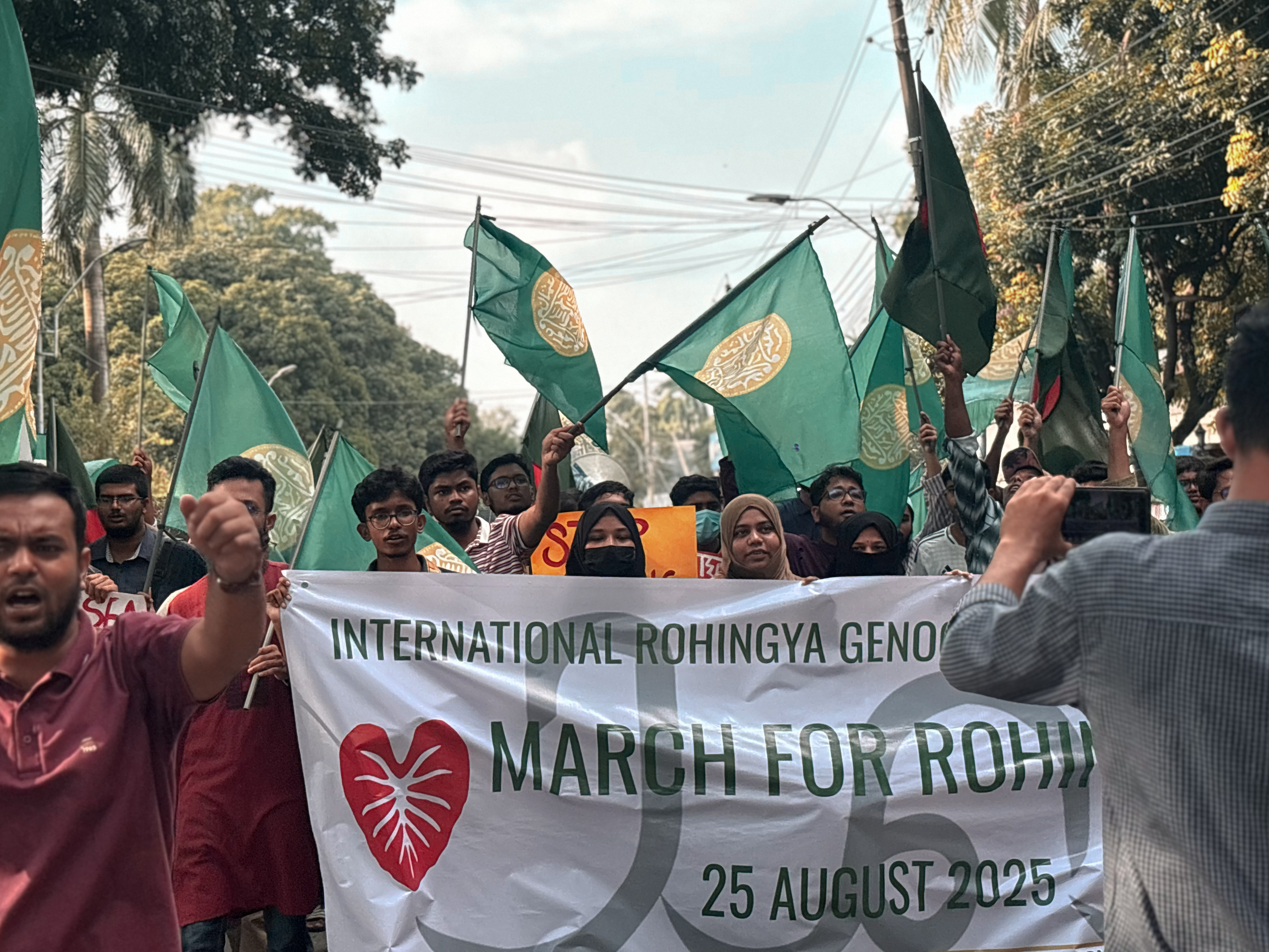 'March for Rohingya' in Dhaka Voices Solidarity with Suffering Rohingya