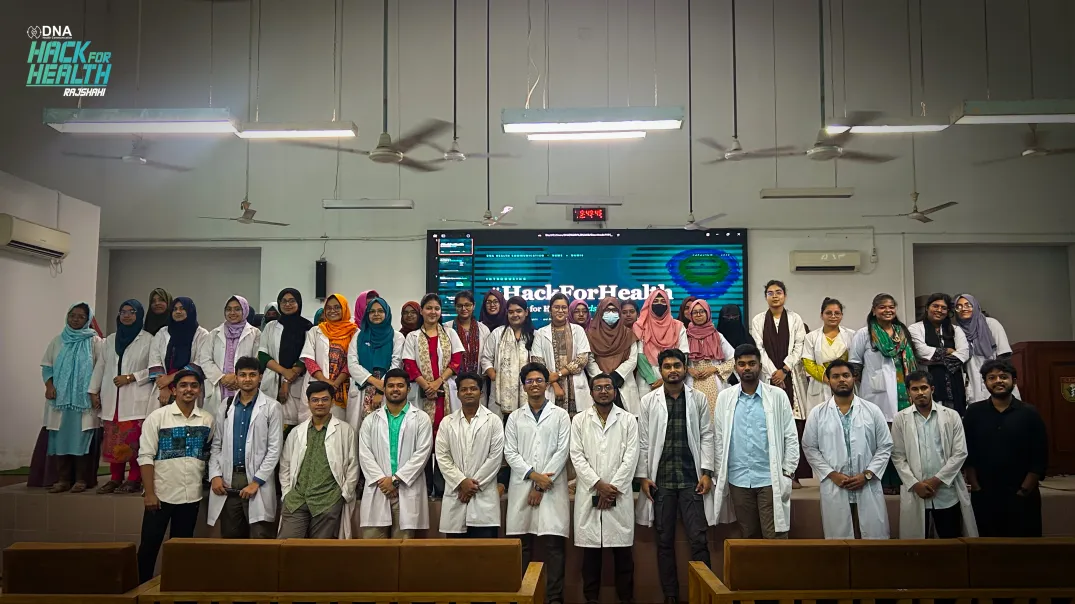 DNA Hack For Health Expands to Rajshahi Division with SZRMC Warm-Up Session