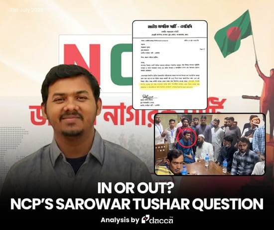 Image of: In or Out? NCP's Sarowar Tushar Question