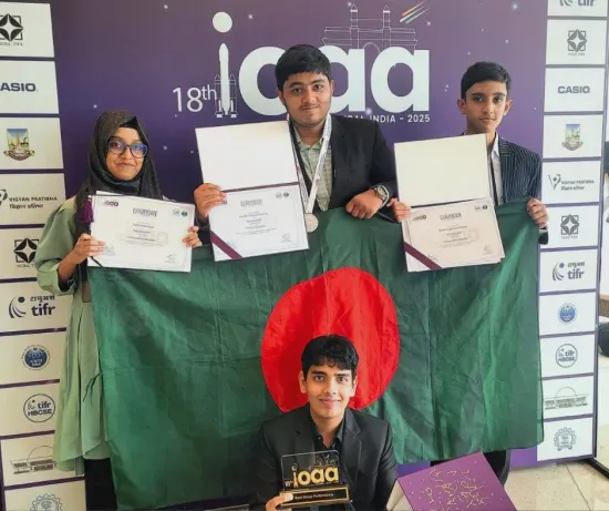 Image of: Bangladesh Wins Silver, Honourable Mentions, and Best Group Award at IOAA 2025